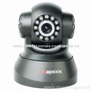 Wired PoE Network Camera for House Surveillance, Supports POE and Pan/Tilt, IR Night Vision